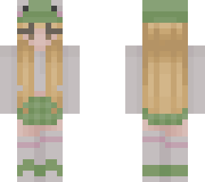 an edit of a skin called froggy girl