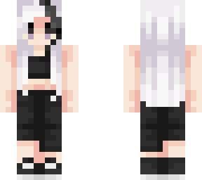 athletic goth girl