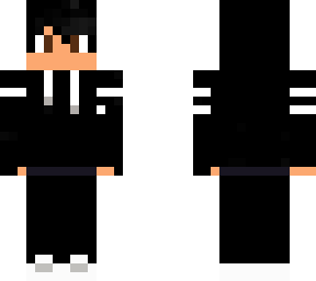 black hoodie boy