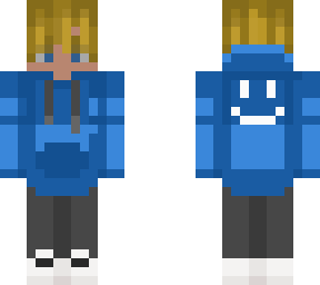 blond and blue boy