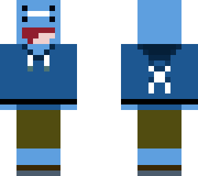blue hoodie alien