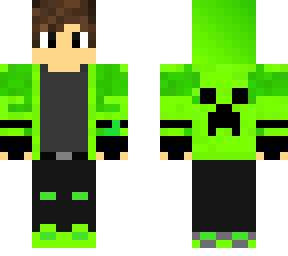 boy in creeper hoodie
