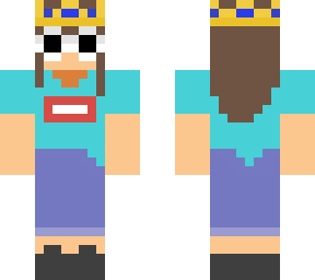 female george with a crown