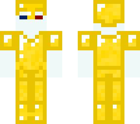 ghost in gold armor