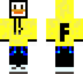 golden duck he has a hat its nice