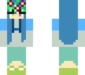 i made this skin entirely out of random colours