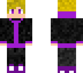 my minecraft skin but its purple and it's slim.
