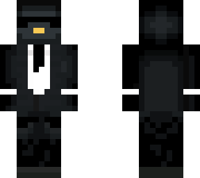 penguins in black