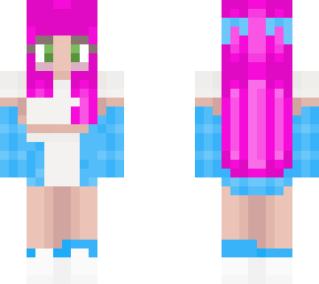 pink haired girl