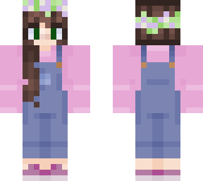 pink overalls