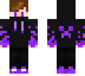 purple dude in a sweatshirt
