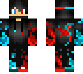 red and blue