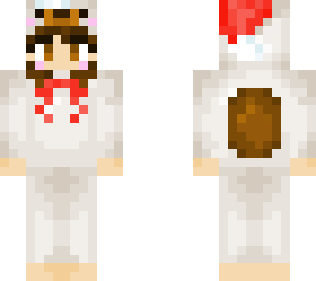 santa puppy girl  finished - santa hat