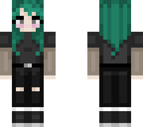 teal hair