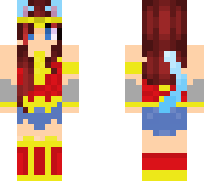 tech kitty as wonder woman