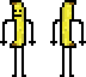 banana stick figure