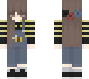 bee girls in overalls