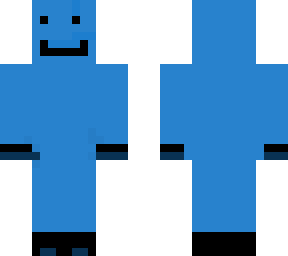 blue smile man