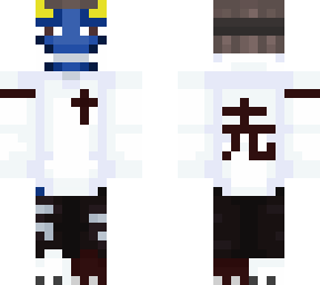 blue version of demon