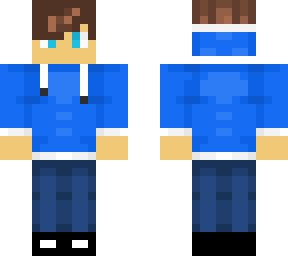 boy with a blue hoodie