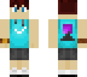 brown hair with sleeveless hoodie