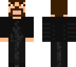 casual black coat (with beard) (updated)