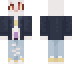 cool white enby cat