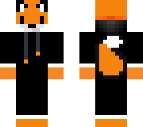 cute fox in a sweater