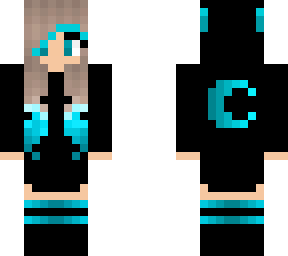 cyan wolf girl