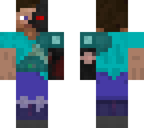 cyborg steve herobrine