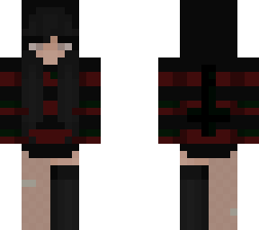 dark red girl