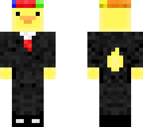 Duck In Suit With Propeller Hat Minecraft Skin