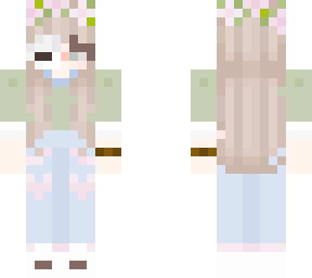 faded girl with mask