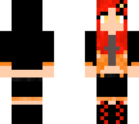 fire goth girl