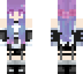 galaxy girl with maid outfit
