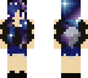 galaxy wolf girl