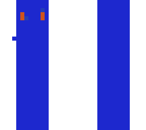 ghosty-blue creepy