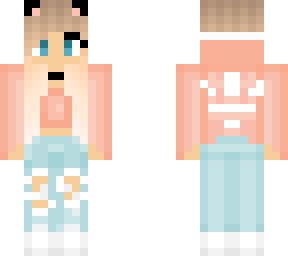 girl with rainbow adidas i have on the 1.8 birthday! also make i a skin