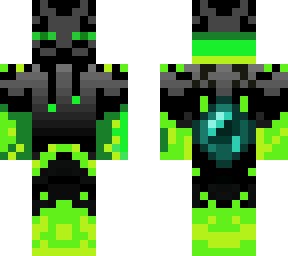 green flame enderman