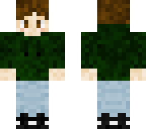 green hoodie teen boy