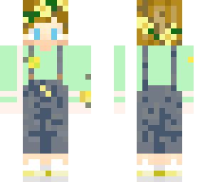 green yellow flower crown boy