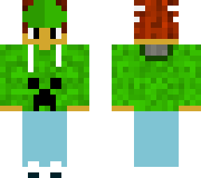 greenvalk boy with creeper hoodie