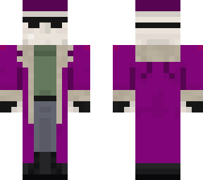 invisible man purple (hat)