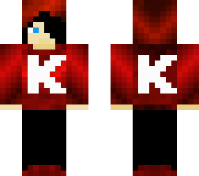 k of king- red version, hoodie gamer boy
