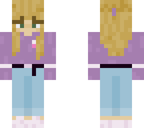 lavender girl but high waisted