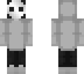 monotoned masked one