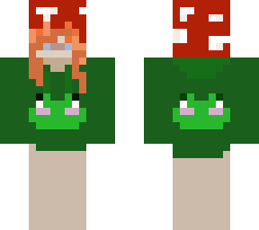 mushroom girl frog hoodie verbesserung