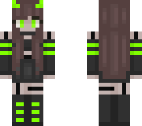 neon green girl
