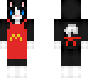 only the mcdonalds work clothes are mine, the cat is from amypines