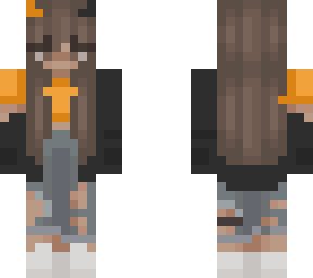 orange devil duo friends skin set